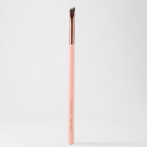 LUXIE 215 Small Angle Precision Eye Makeup Brush Pink Rose Gold Eyeshadow Brush